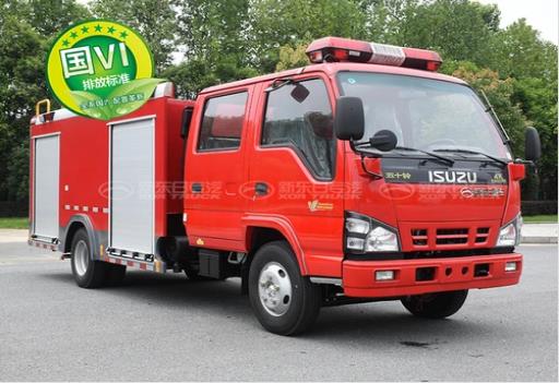 國六五十鈴700P水罐消防車3.5噸